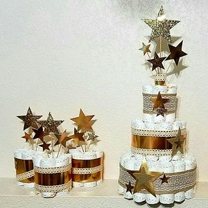 7pc set Twinkle Twinkle Little star diaper cake
